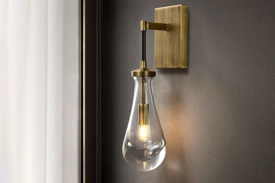 Modern Copper Wall Light