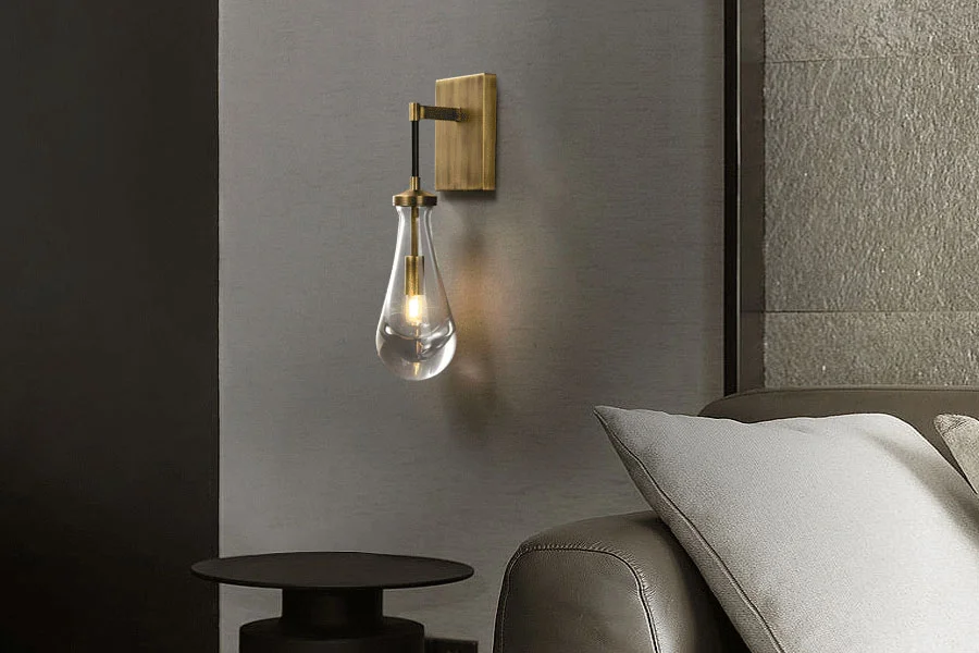 Modern Copper Wall Light