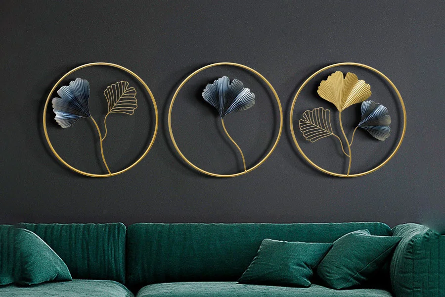 Metal Leaf Wall Decor